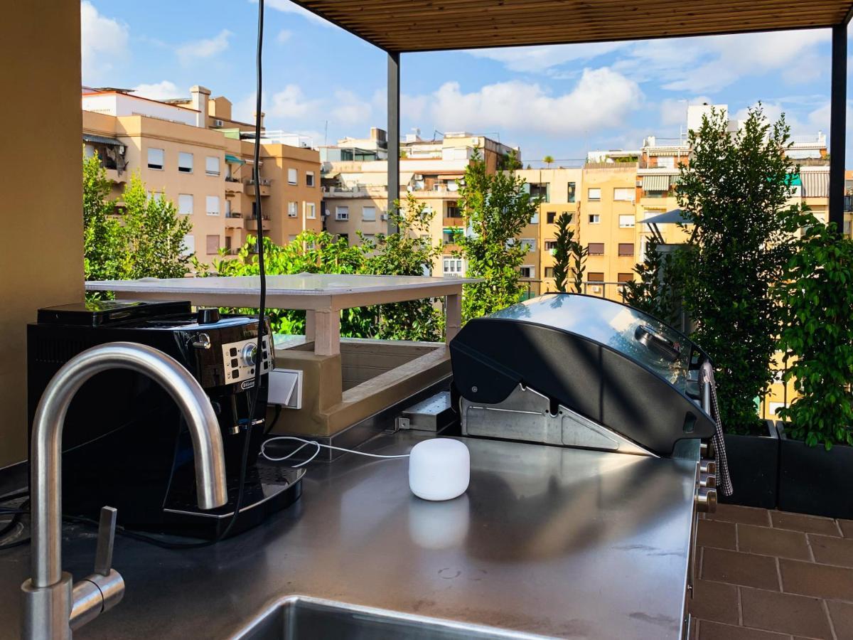 Incredible 2Br Penthouse With Urban Rooftop Garden Barcelona Exterior photo
